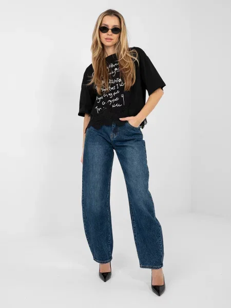 Bluză Factory Price scurtă negru