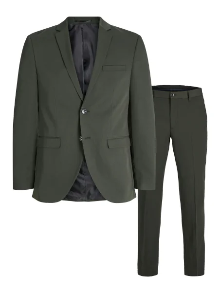 JACK & JONES Costum JPRBLFranco închis verde