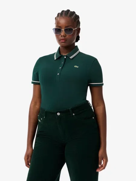 Поло Lacoste зелений
