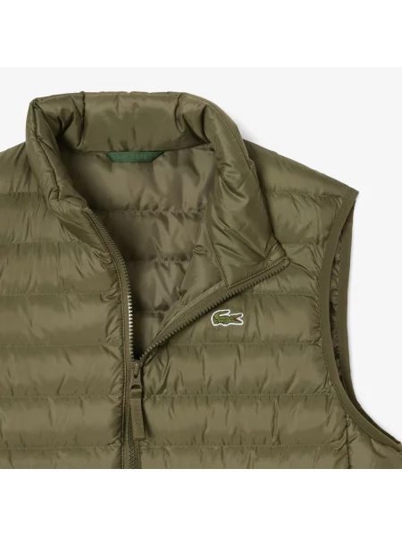 Lacoste Wodoodporna Kamizelka Puchowa zielony