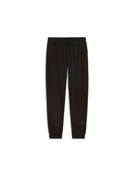 Pantaloni Puma cu imprimeu animal print negru