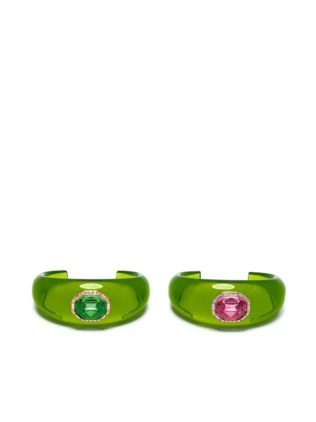 Sutien Swarovski verde
