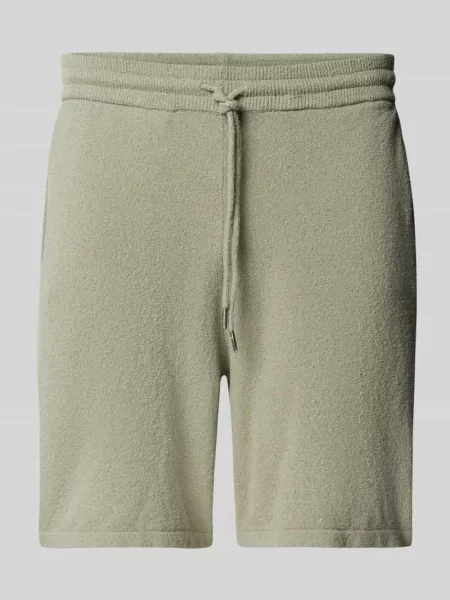 Szorty z dzianiny dresowej o kroju regular fit z fakturowanym wzorem model ‘FRANKIE’ Only & Sons