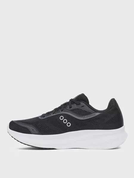 Широкие кроссовки Saucony черные