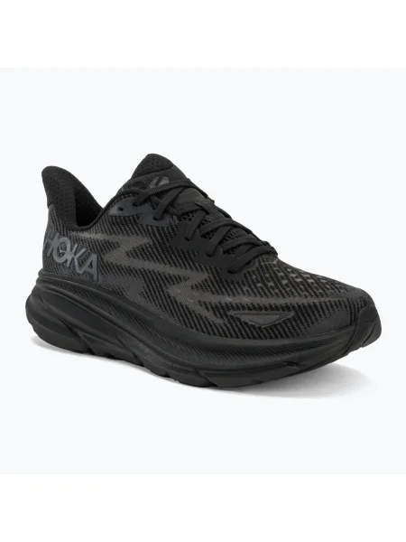 Мъжки обувки за бягане HOKA Clifton 9 black/black черно