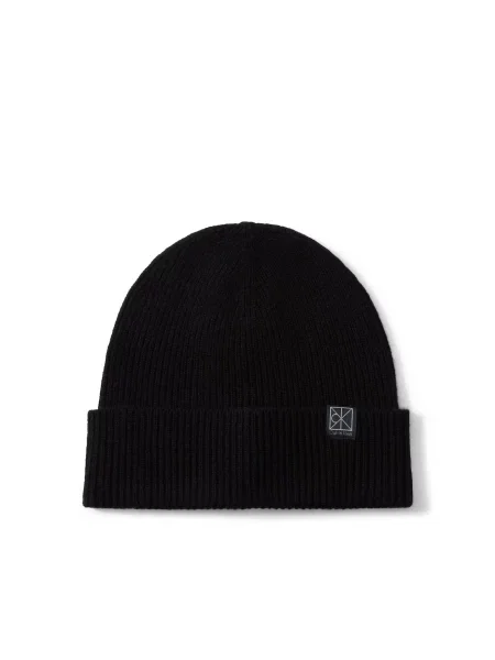 Calvin Klein căciulă de damă de cașmir negru