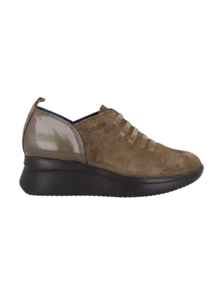 Sneakersy Callaghan zamszowe wsuwane beżowe