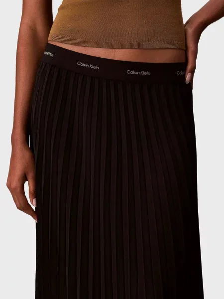 Плісирована спідниця Calvin Klein чорна
