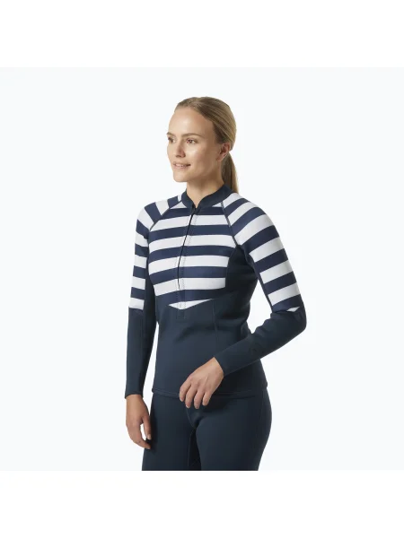 Olcsóbban. Női neoprén dzseki Helly Hansen Waterwear 2 mm navy csíkos. Méret: L sötétkék