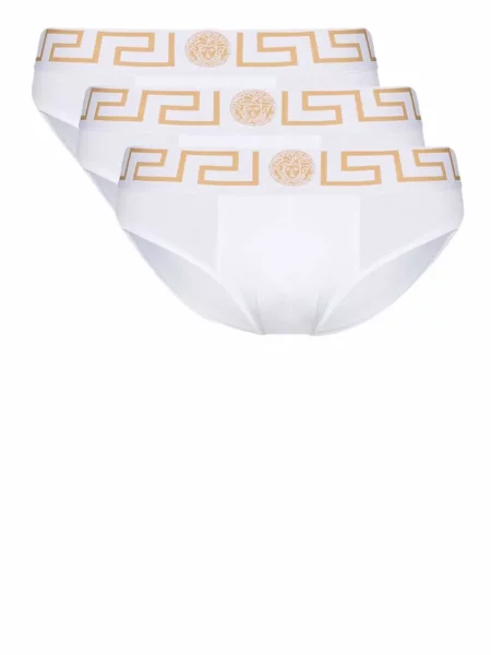 Talia majtki Versace białe