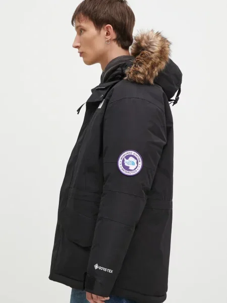 Μπουφάν με επένδυση από πούπουλα The North Face Mcmurdo 2L Gtx Down Parka ανδρικό μαύρο
