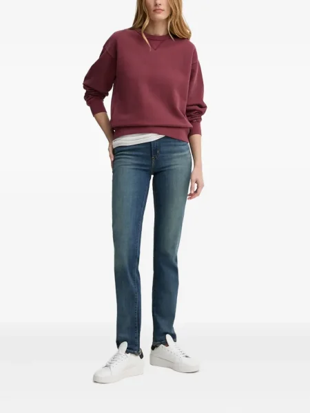 Blugi Levi's® de catifea cord cu șireturi cu platformă negru