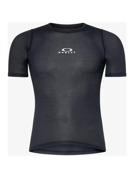 Koszulka rowerowa Oakley Endurance krótki rękaw ciemny S czarny