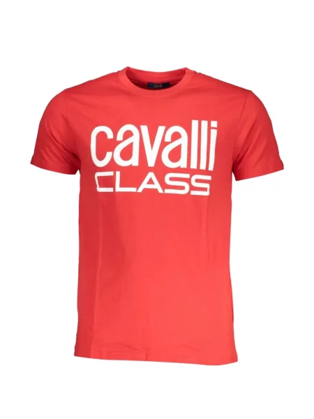 Tricou Cavalli Class cu imagine roșu