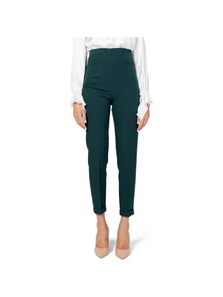 Pantaloni Sandro Ferrone alb