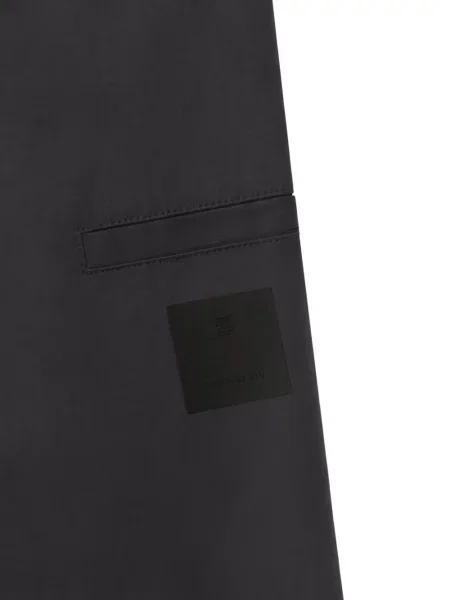 Pantaloni chino Givenchy cu autograf negru