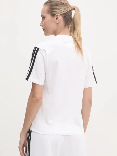 ADIDAS SPORTSWEAR Tricou funcțional negru alb