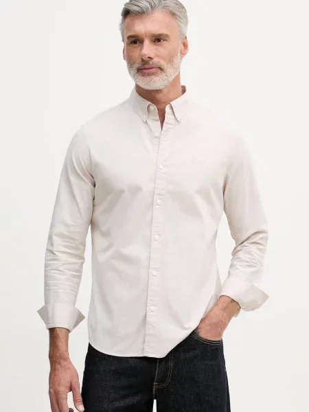 Calvin Klein Jeans koszula z beżowa