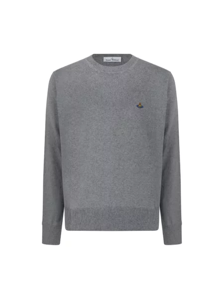 Sweter Vivienne Westwood wełniany szary