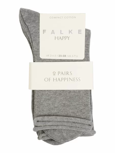 Skarpety z dodatkiem streczu w zestawie 2 szt. model ‘Happy’ Falke