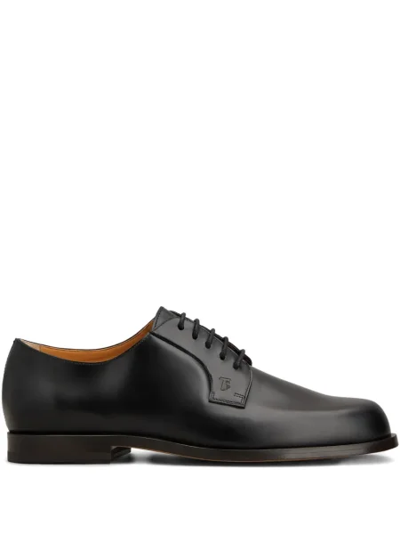 Pantofi derby Tod's cu șireturi din dantelă negru