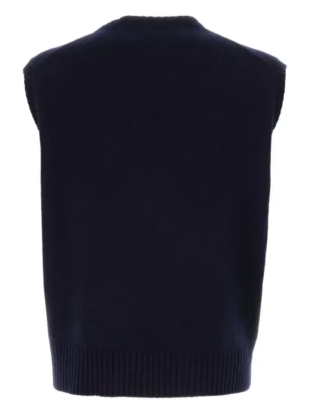 Вълнен елек Polo Ralph Lauren бродиран синьо