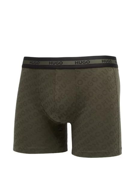 Boxeri Hugo cu autograf verde