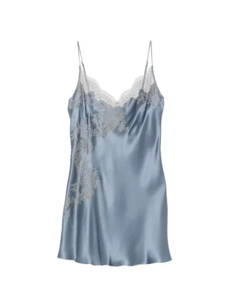 Rochie Carine Gilson din dantelă albastru