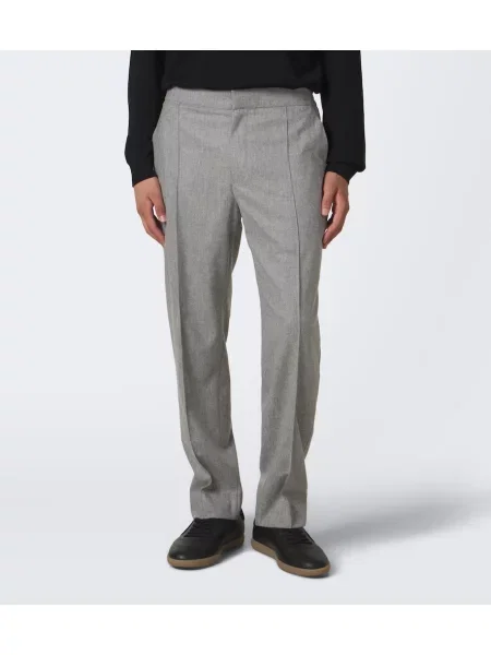 Pantaloni Zegna de lână gri