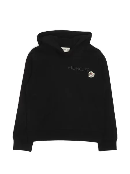 Bluza z kapturem dziecięca Moncler Enfant czarna