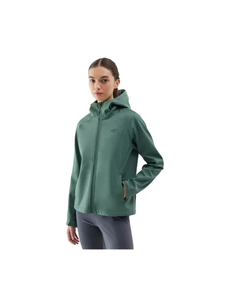 Geacă 4f softshell verde