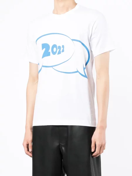 Tricou Comme Des Garçons Shirt alb
