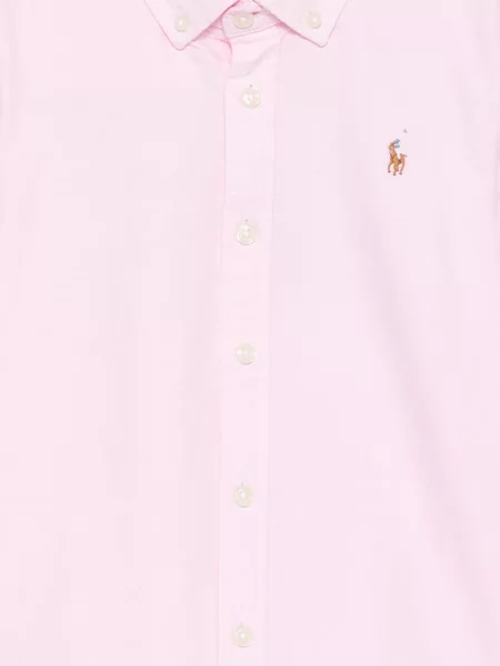Koszula dziecięca Polo Ralph Lauren różowa