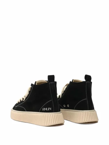 Sneakerși Rhun din canvas negru