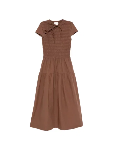 Rochie midi Damson Madder maro