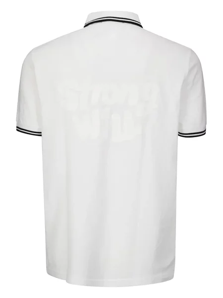 Polo Comme Des Garçons Shirt din jerseu alb