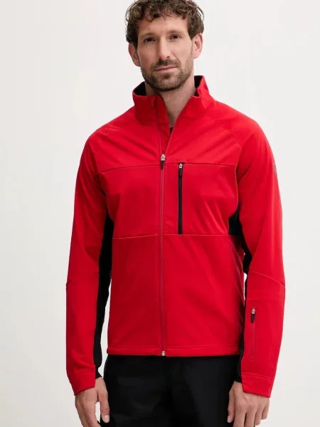 Sportska dukserica Rossignol GENETYS bez uzorka crvena