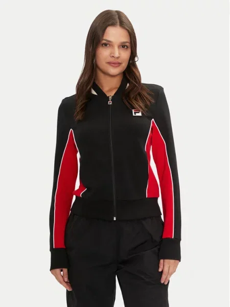 Кофта FILA Settanta Track black/true red чорний