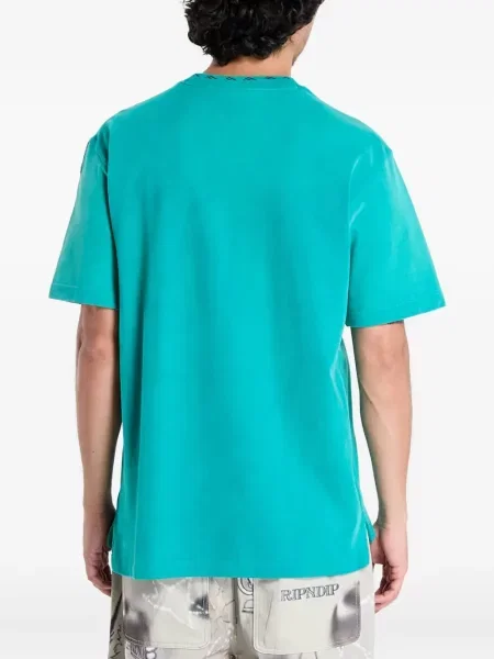 Бягане тениска Adidas с леопардов принт от джърси черно