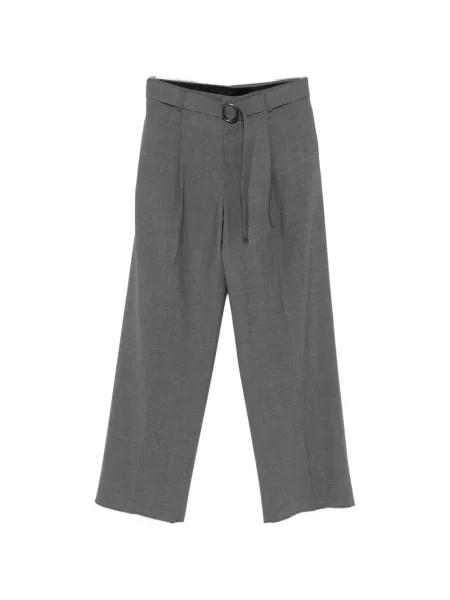 Pantaloni Emporio Armani plisate gri