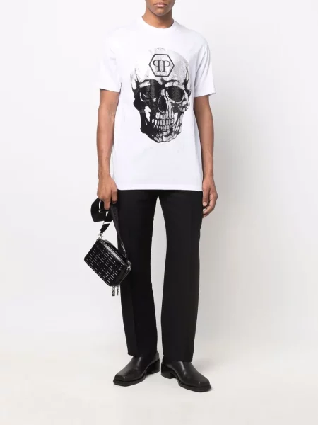 Marškinėliai Philipp Plein balta
