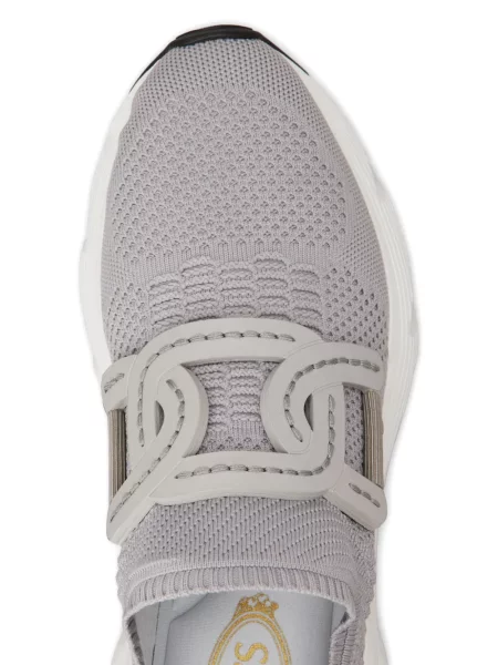 Pletene tenisice Tod's slip-on siva