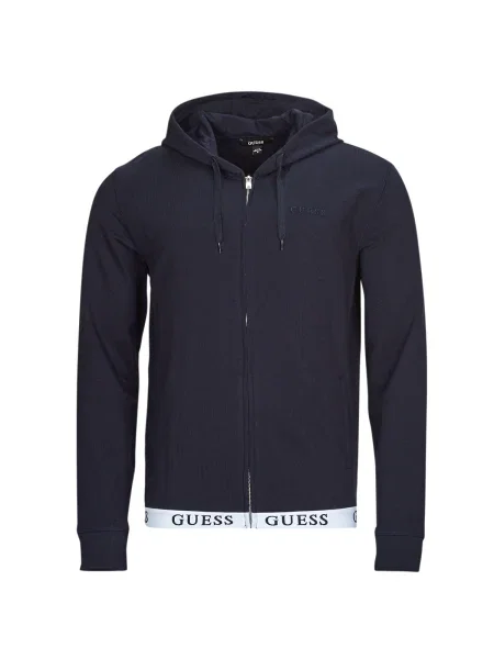 Hanorac cu glugă Guess albastru