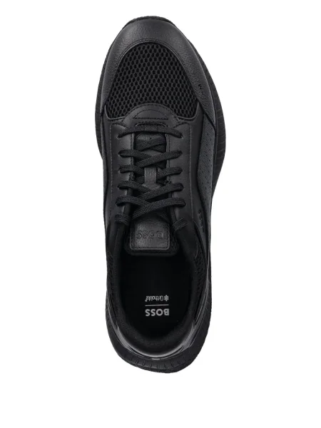 Sneakerși Boss plasă negru