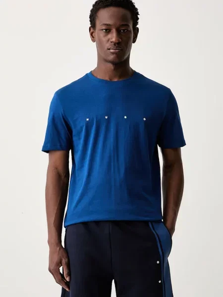 HUGO tricou pentru bărbați din Dorosi alb
