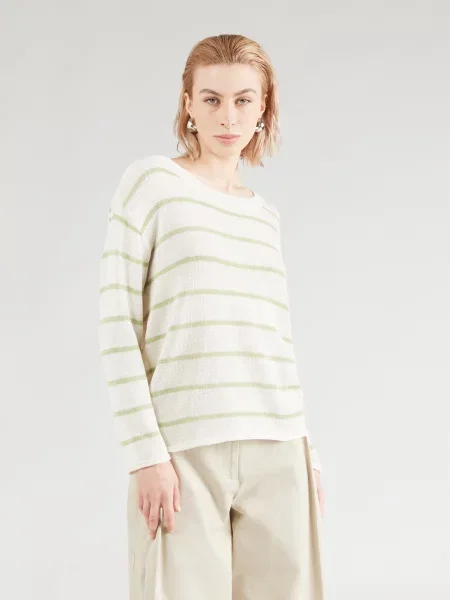 Hailys Pulover crem / deschis verde