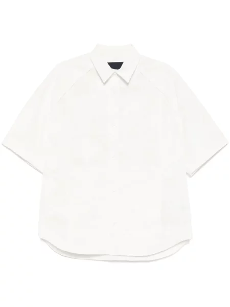 Košile Juun.j s výšivkou bílá