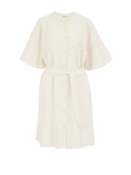 WE Fashion Rochie fildeş / murdar alb