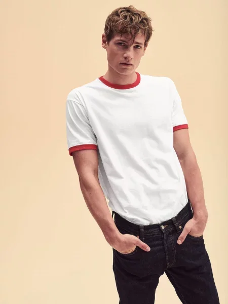 Tricou Fruit Of The Loom alb