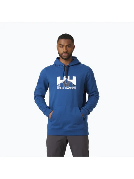Мъжки суитшърт Helly Hansen Nord Graphic Pull Over blue синьо